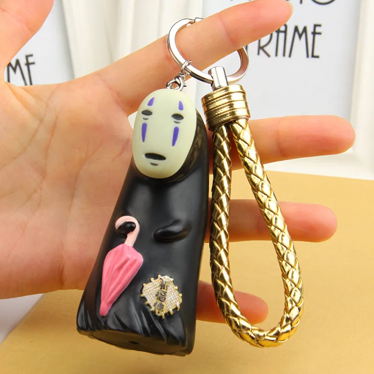 Мужской зонт Miyazaki Hayao Chihiro красный с надписью god no face брелок для ключей экшн