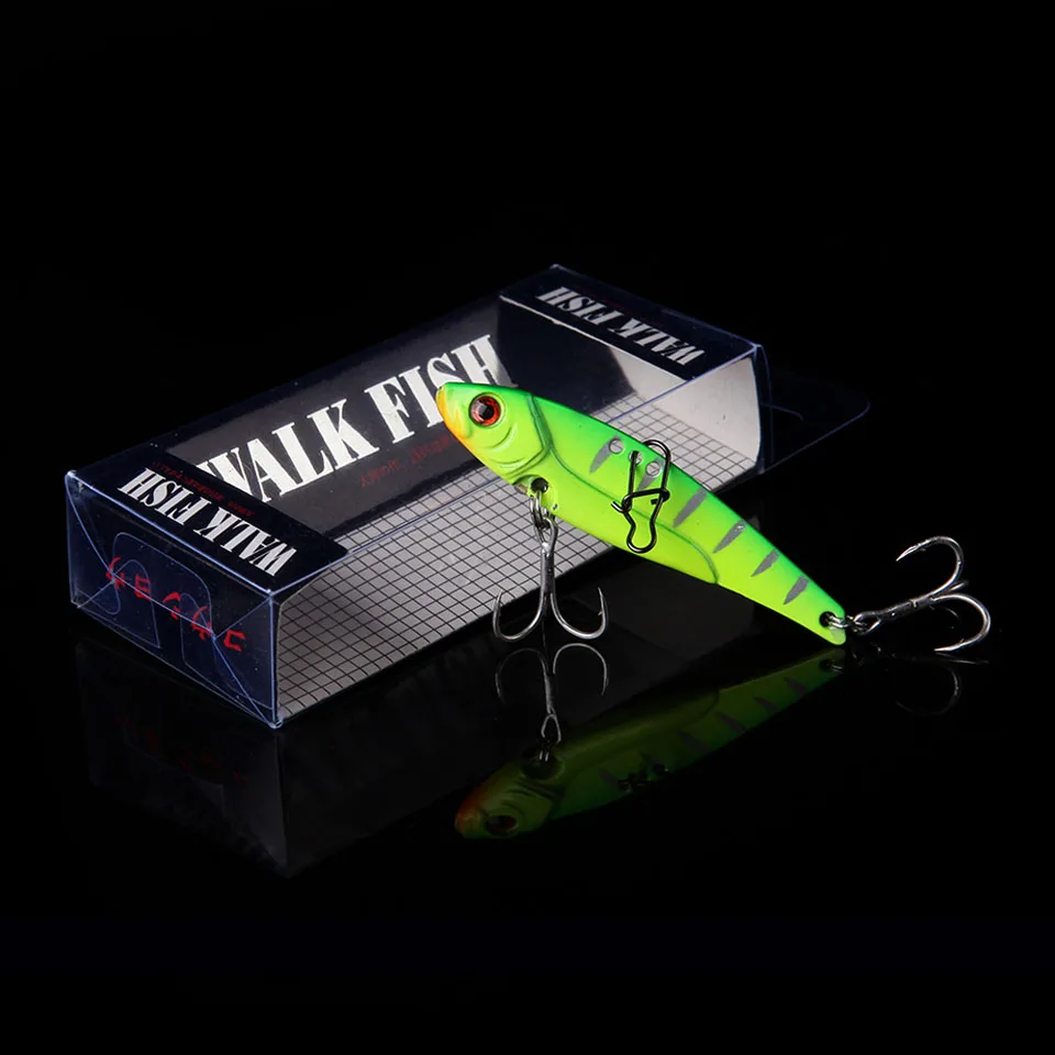 WALK FISH приманка ВИБ 1 шт. жесткие приманки размер 63 мм 12 4 г вибры металлические Vibe