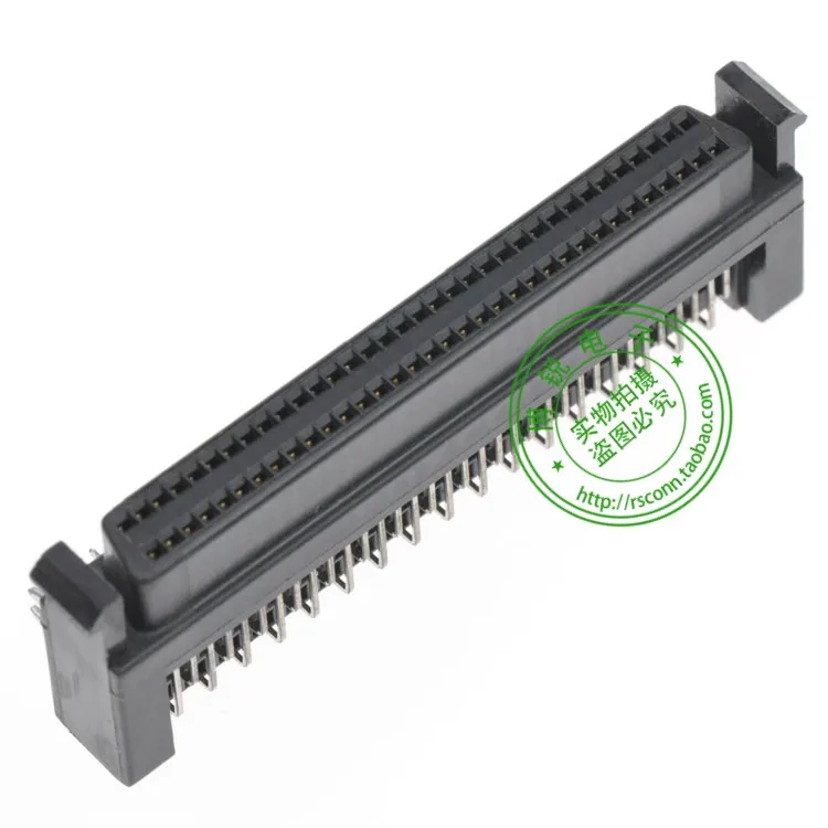 FOXCONN SCSI connector spacing 1.27 68PIN 68 degree bend foot strap buckle QA11343-P11 | Обустройство дома