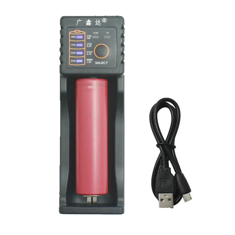 MFYYJX 18650 Ladegerat 1 2 V 3 7 AA/AAA 26650 18350 16340 18500 LiFePO4 Ni-MH Ni-Cd Rechareable Batterie 5V2A enchufe | Электроника