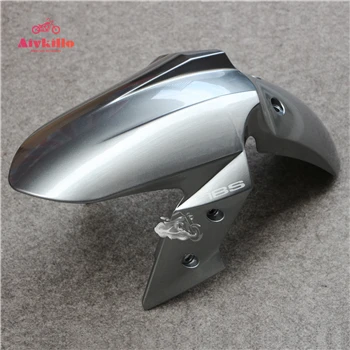 Переднее колесо крыло деталь обтекателя подходит для Kawasaki Ninja250/300 EX300 Z250 Z300 2013- 14 15 16 мотоцикл - Цвет: Серебристый