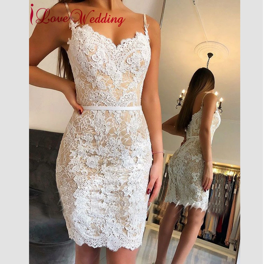 Элегантные коктейльные платья Vestidos De Coctel на тонких бретельках аппликация из