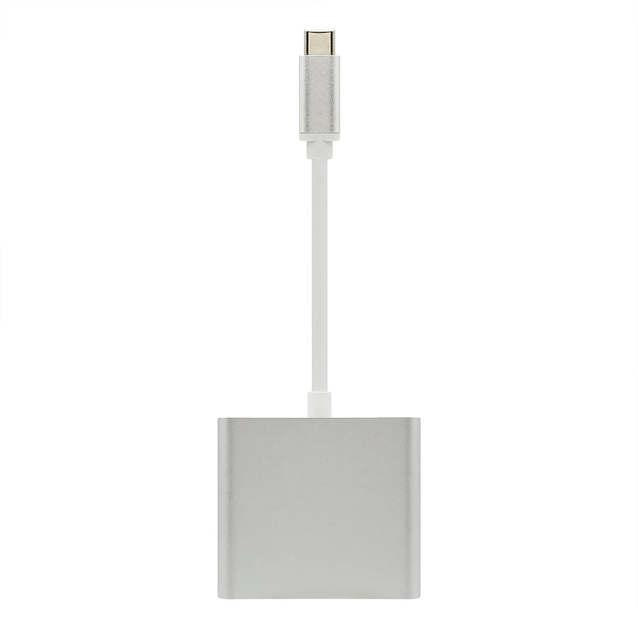 3 в 1 USB C к HDMI 0 зарядный адаптер конвертер с 4K Type концентратор для HDTV PC 2017 Macbook Pro Dell