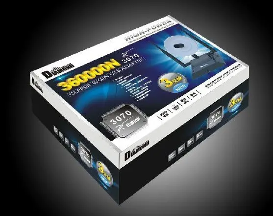 Алмазный USB wifi адаптер Adaptador пункт 360000N Ralink 3070 WEP WPA 3800 МВт 36 дБи 150 Мбит 3 с высоким