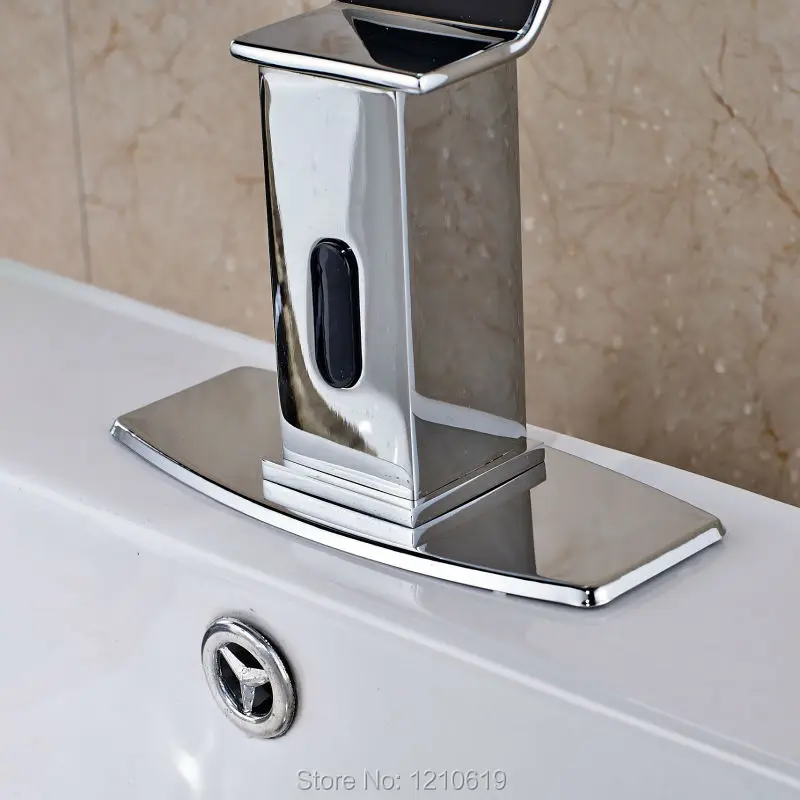 Uythner Недавно хромированная отделка автоматический датчик для ванной комнаты