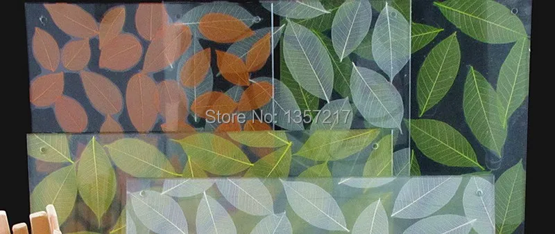 Бесплатная доставка оптовая продажа разноцветные окрашенные листья с жилой