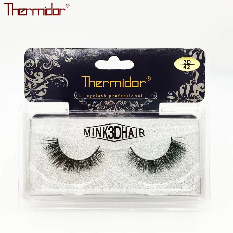 Thermidor накладные ресницы 3D настоящие норковые толстые индивидуальные для