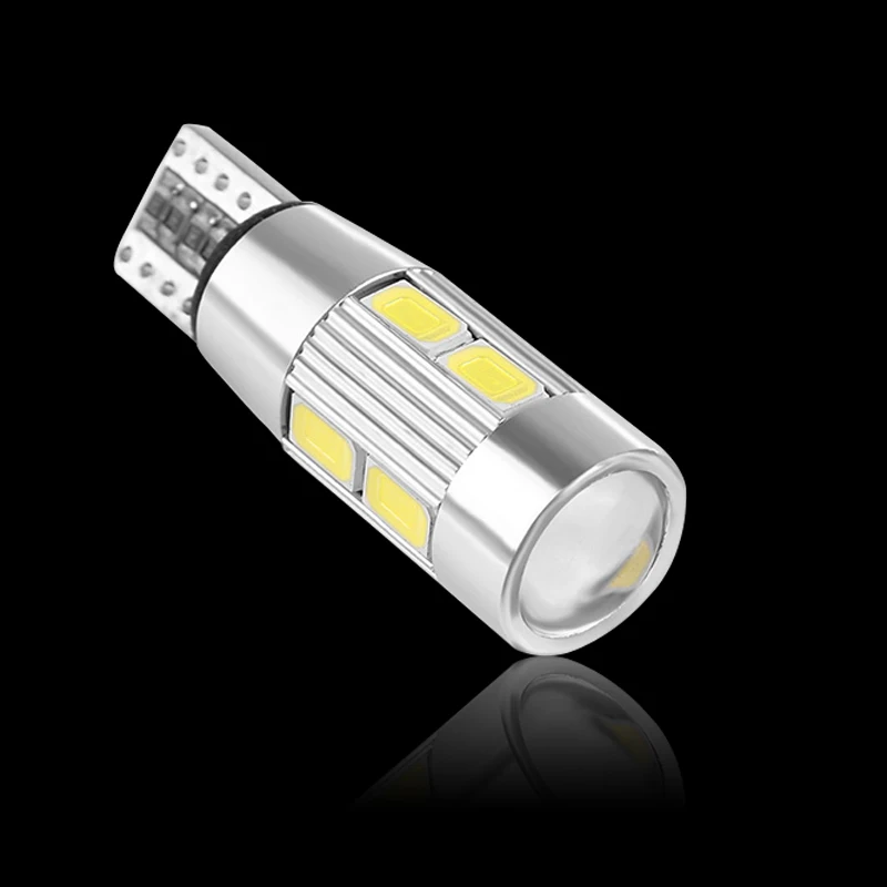 Pecham 10 шт. Высокая мощность T10 без ошибок W5W 194 для SAMSUNG Chip 5630 10smd Светодиодная лампа