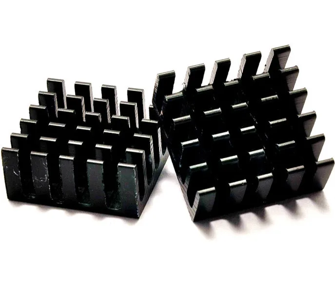 Быстрая бесплатная доставка 200 шт./лот черный электронный радиатор 22*22*10 мм