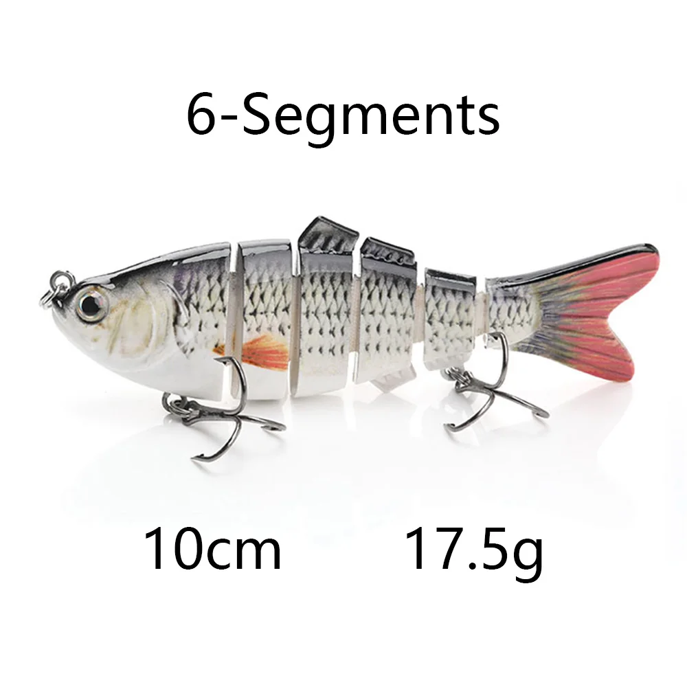 C-1 VTAVTA, 10 см, 20 г, воблеры для рыбалки, 6 сегментов, Swimbait, рыболовные приманки, кренкбейт, Мульти соединенная жесткая приманка, искусственная приманка, приманка для рыбы - Цвет: C-1