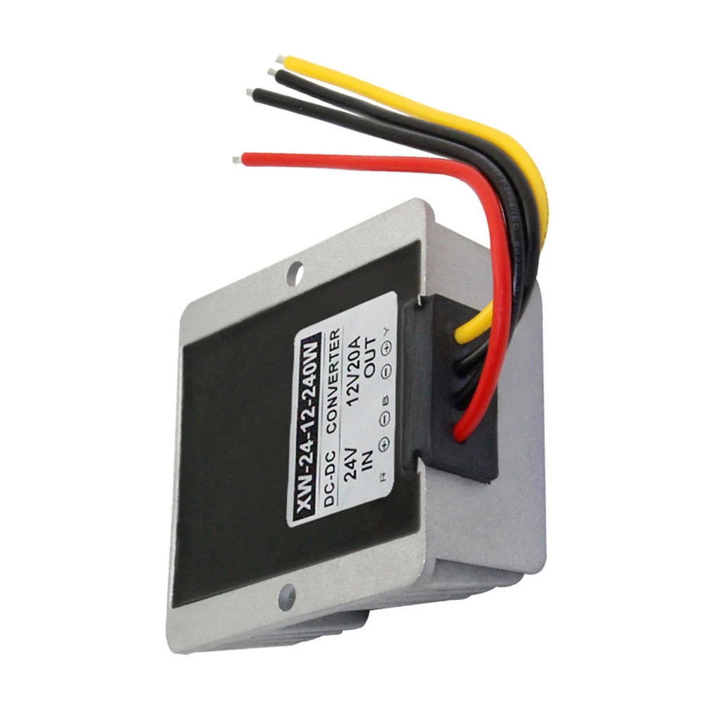 XINWEI DC24V понижающий до DC12V 20A 240 Вт преобразователь алюминиевые регуляторы