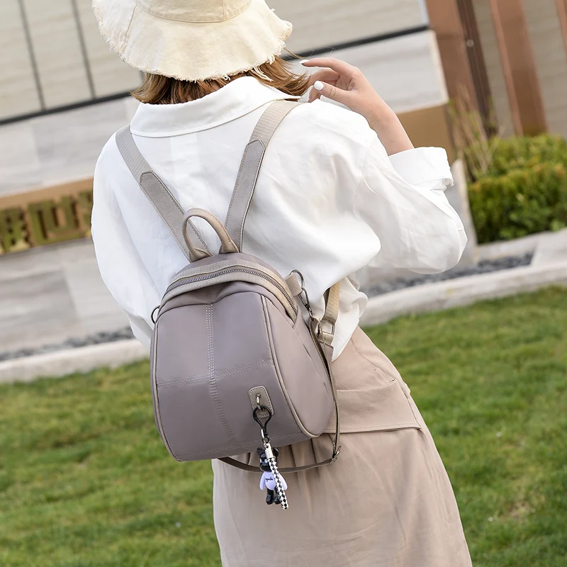 Женский многофункциональный рюкзак нейлоновый водонепроницаемый с принтом