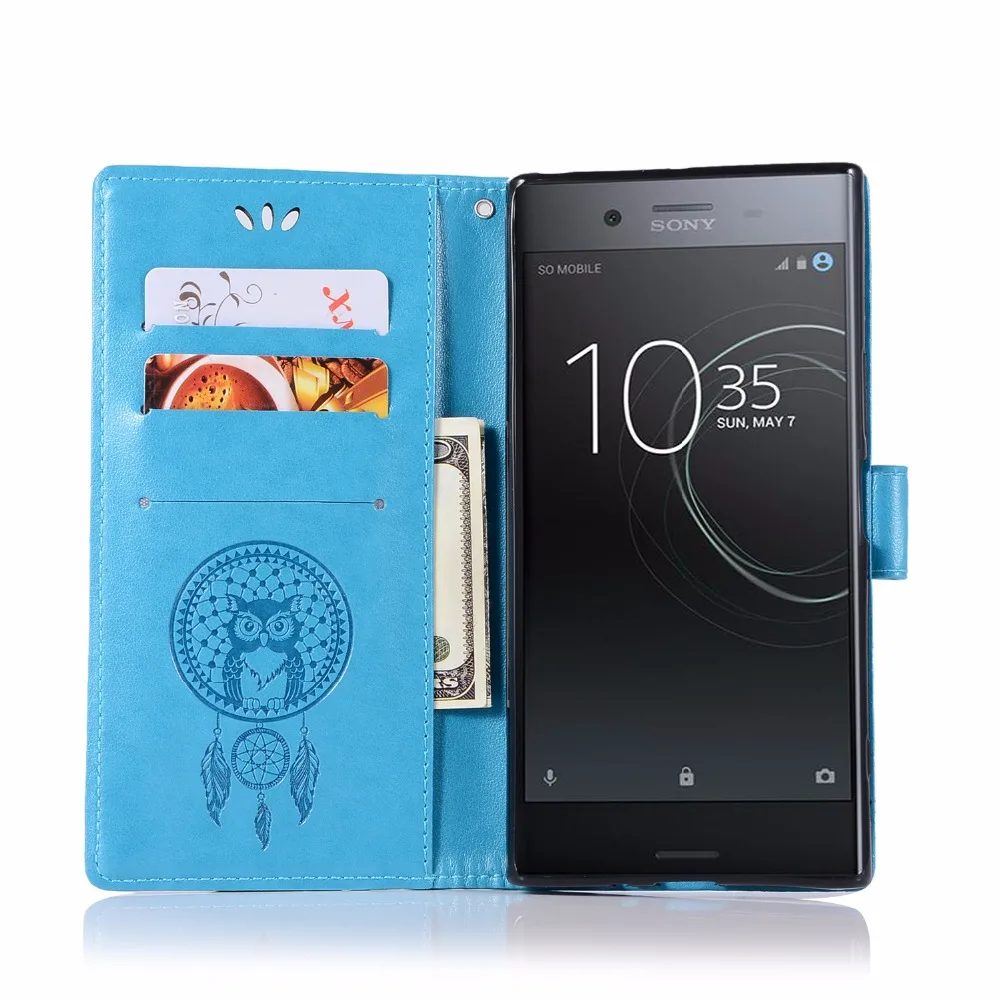 Aiglat чехол для Sony Xperia XZ Премиум 5.5 дюйма PU кожаный Стенд Функция держатель карт