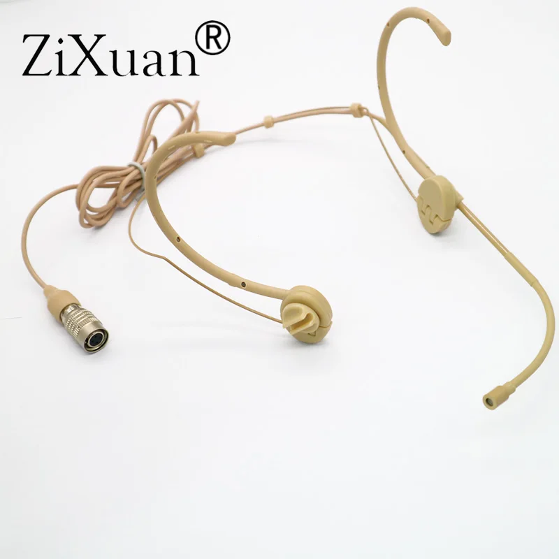 Complexion двойной крюк головкой гарнитура микрофон для SennHeiser G1 G2 G3 беспроводной 3,5 мм 1/" Винт блокировки стерео