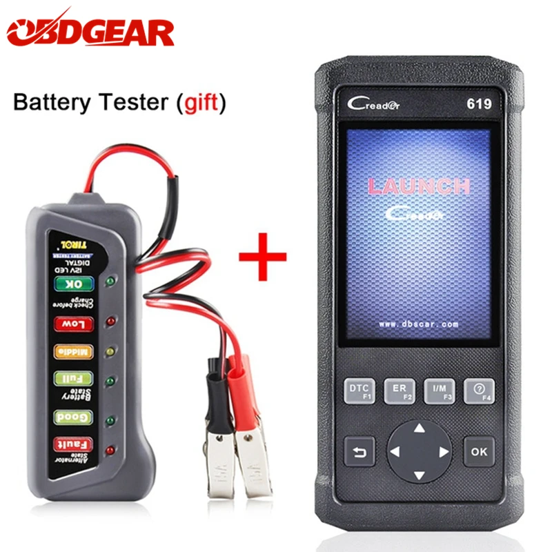Старт X431 Creader CR619 OBD2 Авто диагностический сканер Поддержка ABS подушки
