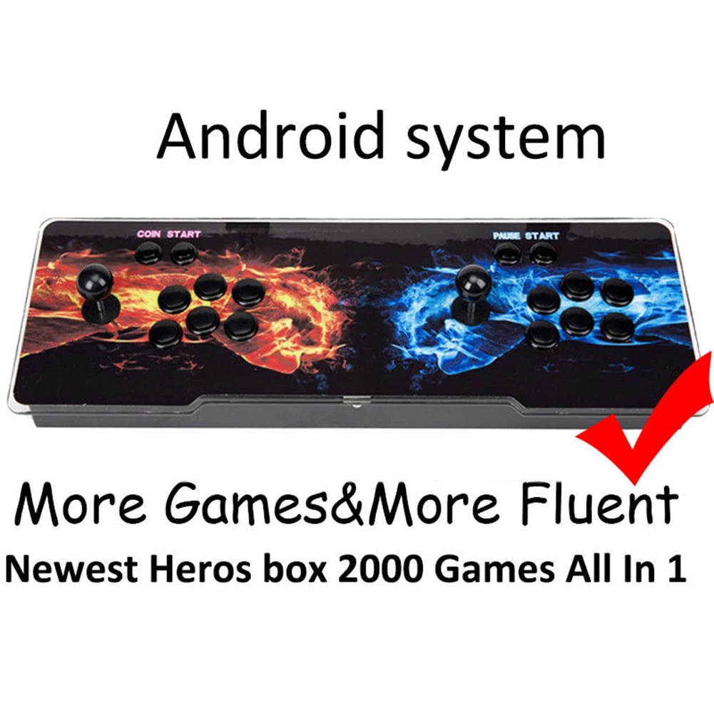 1388 в 1 коробка 6 S Heros Of Storm аркадная игровая консоль двойные палочки 720 P монетная машина развлечений