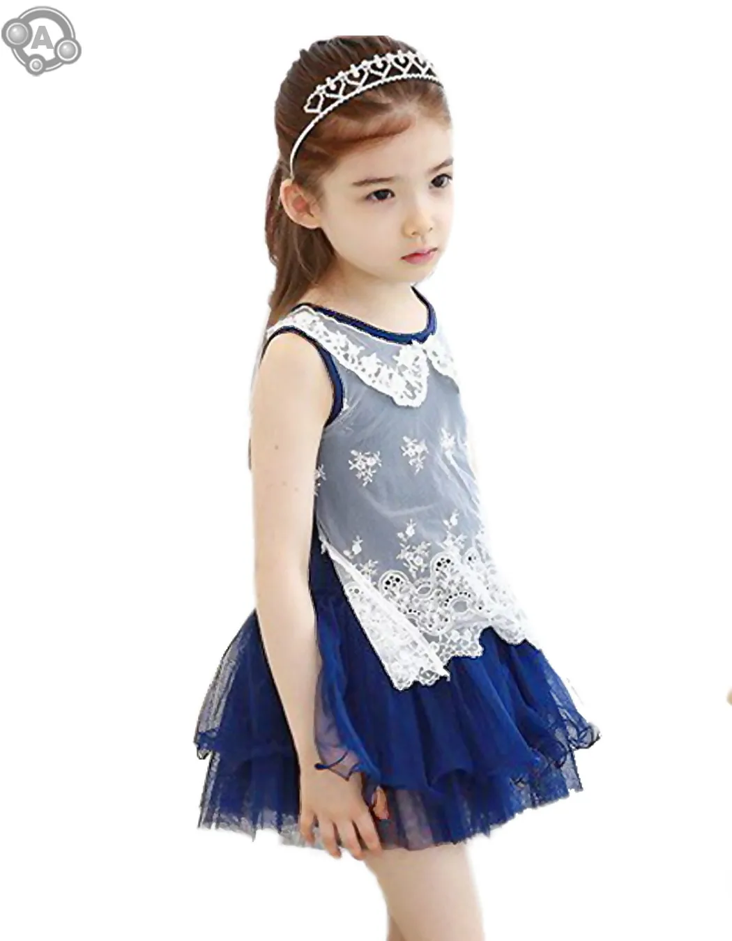 Высокое качество! 2015 ну вечеринку платья девочки симпатичные рукавов сетки