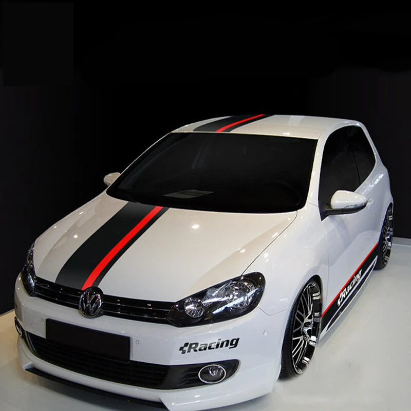 

World Datong Car Styling Sport Car Sticker For Volkswagen Golf 6 7 Whole Body Sport Decals Auto Stickers