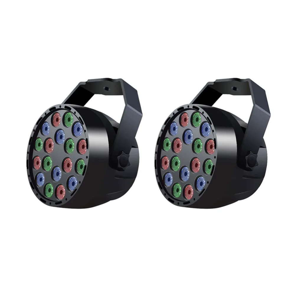 VKTECH DMX512 звуковая активация 18 Вт светодио дный RGB полный Цвет свет лампы КТВ Бар