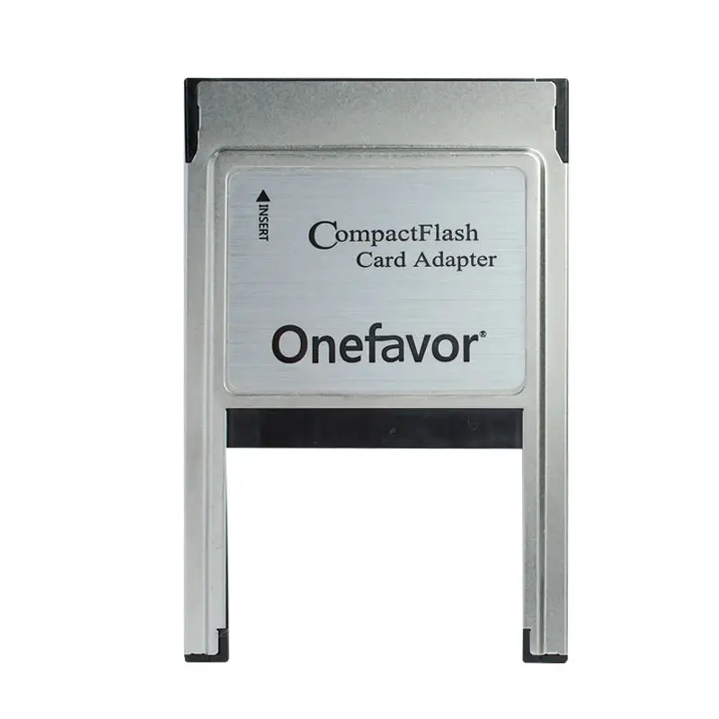 Оптовая продажа! 10 шт./лот onefavor CF Compact Flash Card to Laptop PCMCIA Reader адаптер конвертер|card