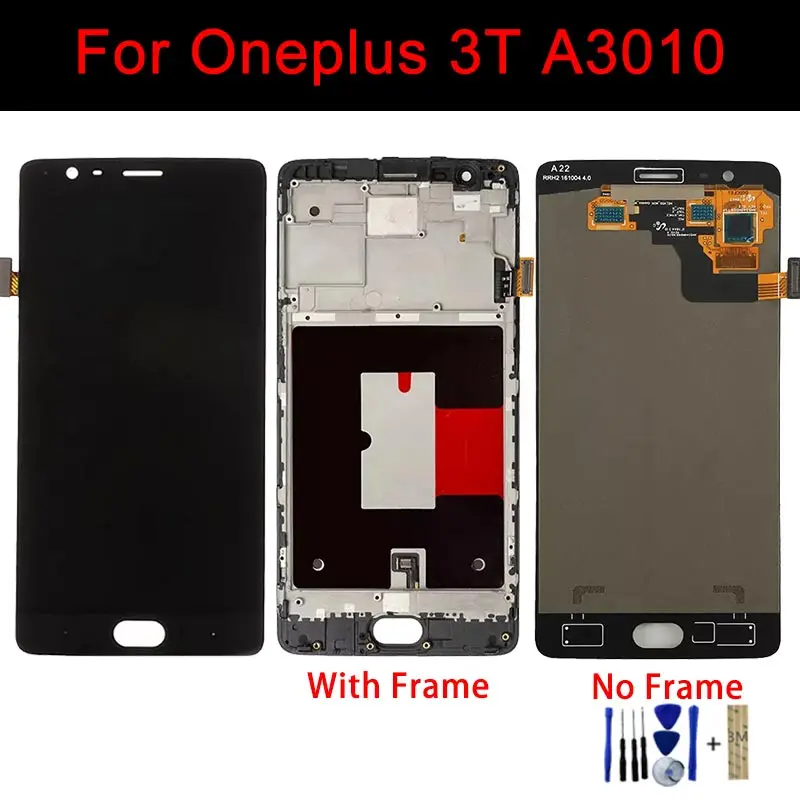 For Oneplus 3T 3 A3010 A3000 LCD Display Touch Screen Digitizer Assembly Repair Parts | Мобильные телефоны и аксессуары