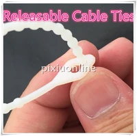 100pcs 3180mm width 2 5mm ds140b nylon releasable cable ties beaded self locking cable zip tie