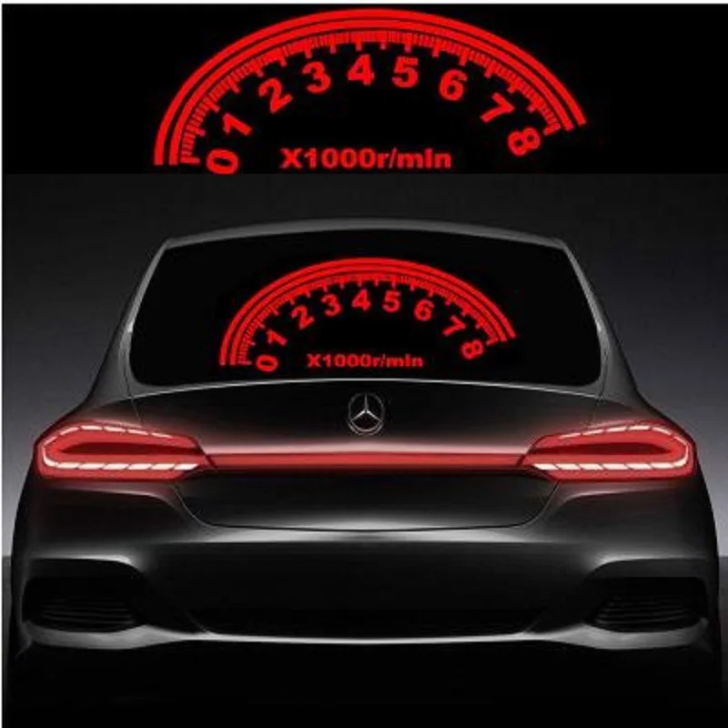 1 комплект Авто Стайлинг 90X25CM автомобиля Стикеры музыкальный ритм светодиодный