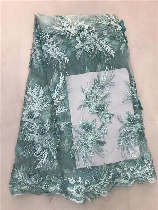 Кружевная ткань с французскими аппликациями высокое качество вышивка бисером