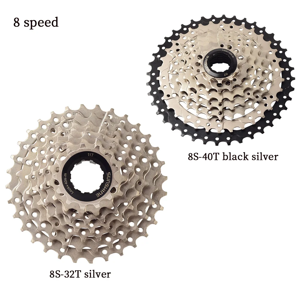SUNSHINE MTB велосипед Freewheel 8S 11 32 36 40 42T горный велосипедный маховик 8 24 скоростной