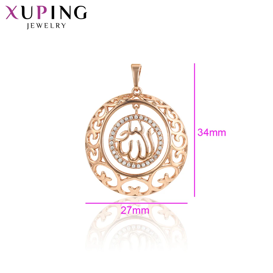 Xuping, классическое ожерелье, подвески, розовое золото, цвет, модный бренд, вечерние/свадебные ювелирные изделия для женщин S111, 8-33951