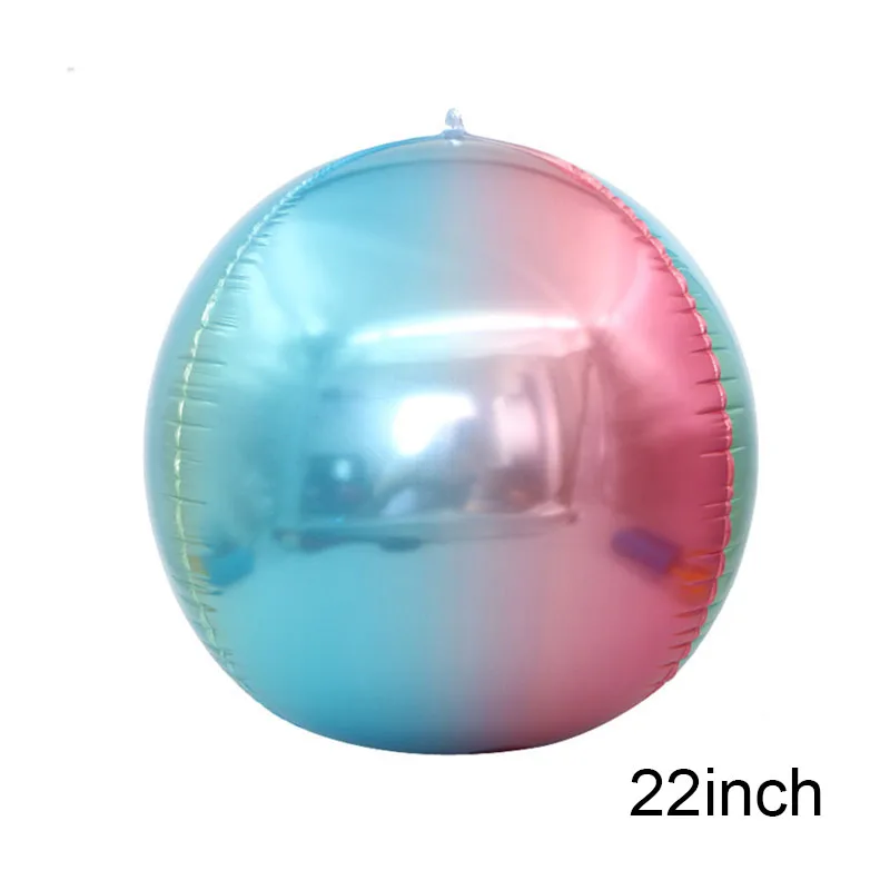 1 шт. круглая алюминиевая фольга 22 дюйма|Воздушные шары и аксессуары| |