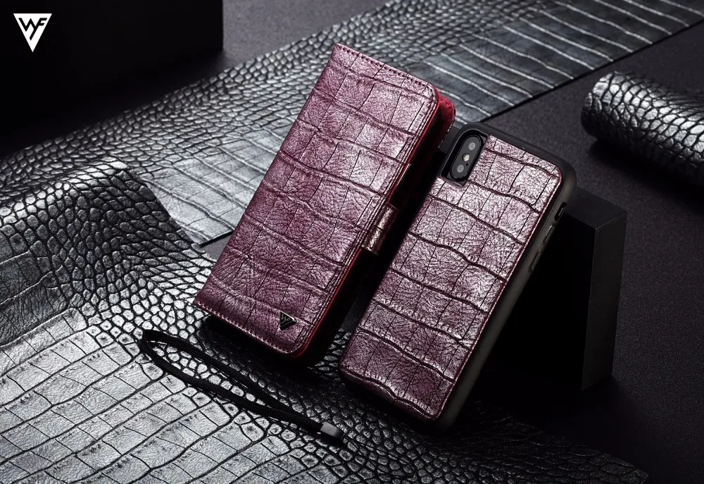 Чехол-кошелек для samsung s9 plus Note 9 с узором крокодиловая кожа супероблегающее и