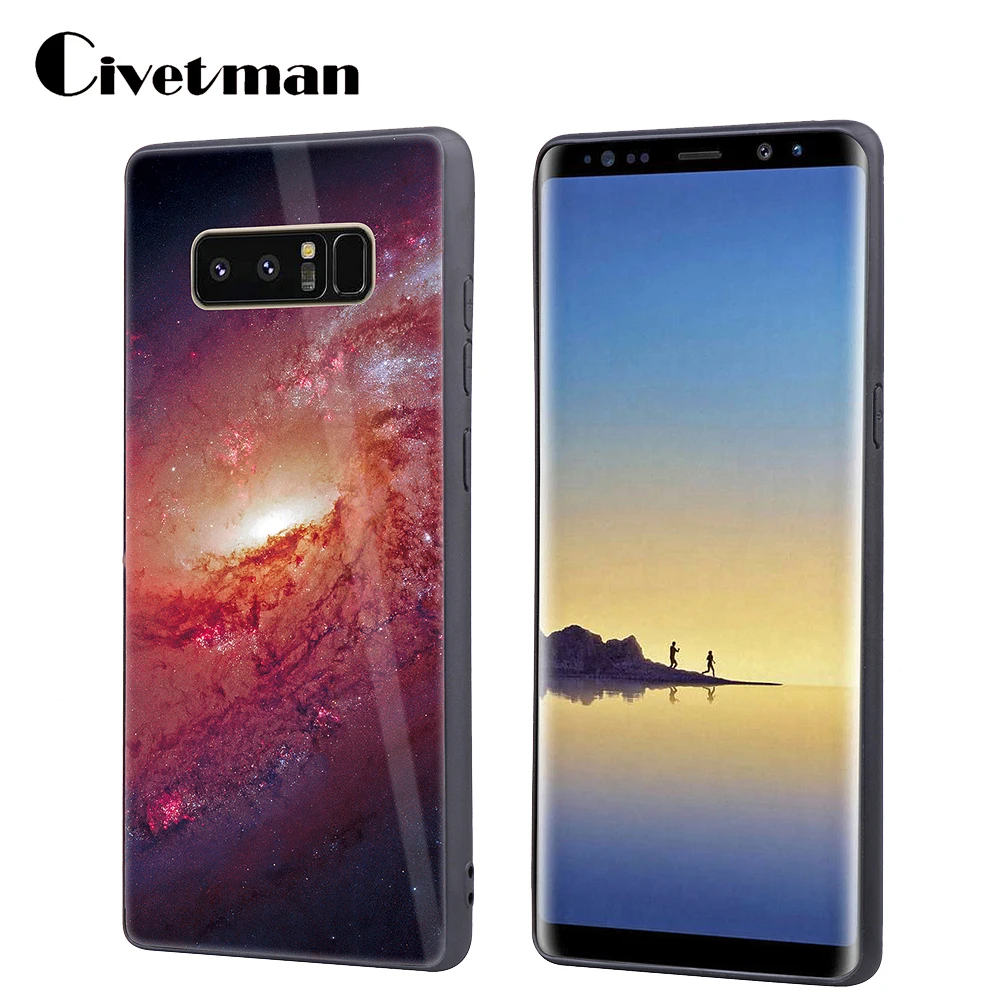 Чехол для телефона Samsung Galaxy Note 8 SM N950F 6 32 &quotРоскошное закаленное стекло звездное