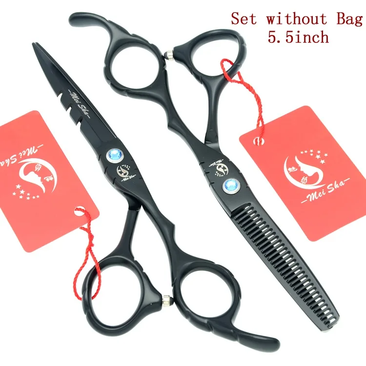 HA0173 no bag 55 5," 6,0" Meisha японские стальные ножницы для стрижки волос филировочные ножницы Парикмахерская стильные ножницы инструменты для стрижки HA0173 - Цвет: HA0173 no bag 55