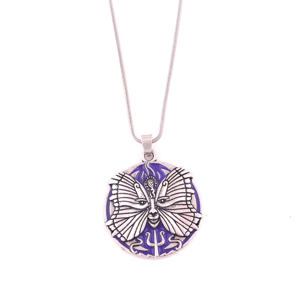 PSYCH ожерелье богини бабочка душа Нептун амулет|Ожерелья с подвеской| |