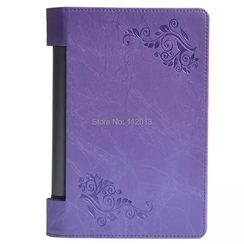Yoga Tab 3 8 дюймов Принт с цветком чехол для lenovo Йога Tab3 YT3 850 YT3-850F YT3-850M YT3-850L планшетный чехол из искусственной кожи с откидной крышкой