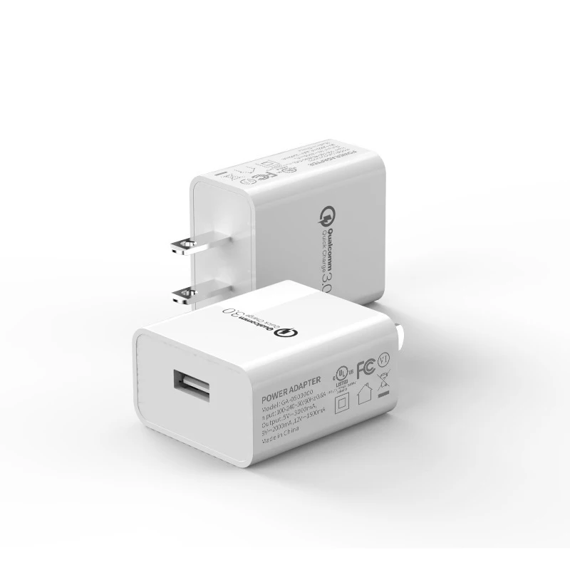 Универсальный 18 Вт USB Quick Charge 3 0 Зарядное устройство 5V 3A стены Мощность DC адаптер
