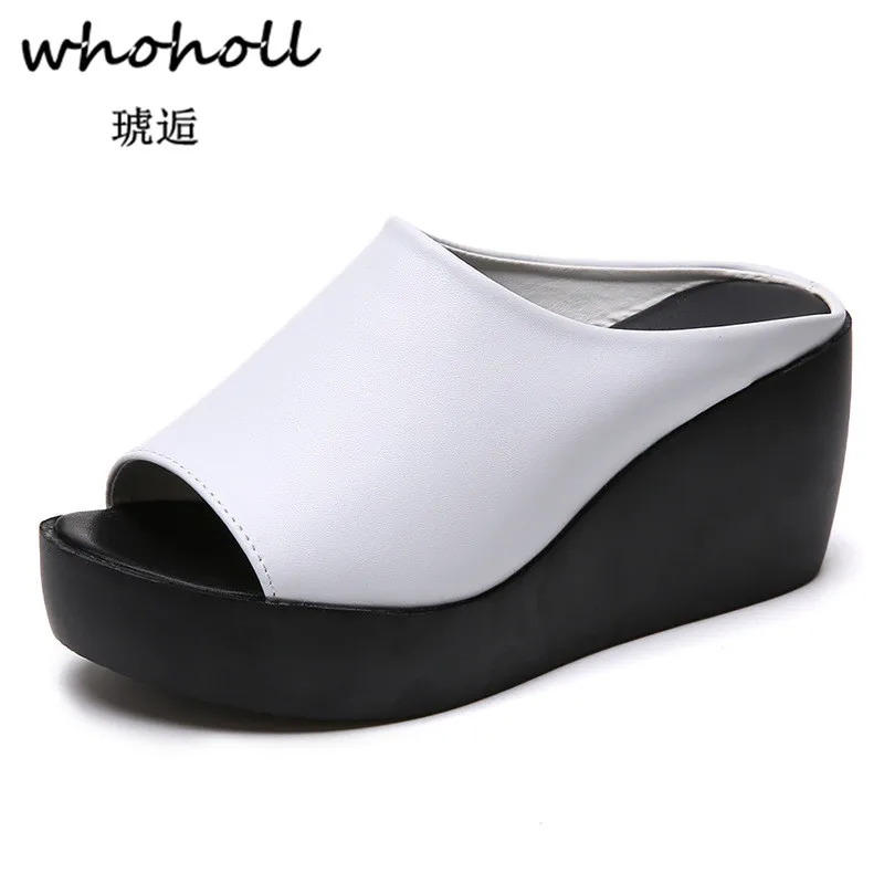 Женские шлепанцы кожаные летние 2019 | Обувь