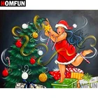 Алмазная 5D картина HOMFUN сделай сам, полноразмернаякруглая вышивка крестиком полная женщина, мозаика для домашнего декора A06072