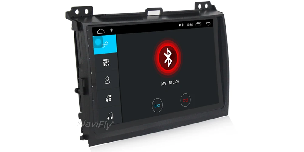 NaviFly Anroid8.1 4 ядра 32G rom 2G ram Автомобильный мультимедийный плеер для Toyota Prado 120 Land Cruiser 2004-2009 Lexus GX47 Поддержка OBD