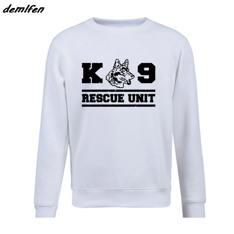 Новая модная повседневная мужская толстовка с капюшоном K9 спасательный блок