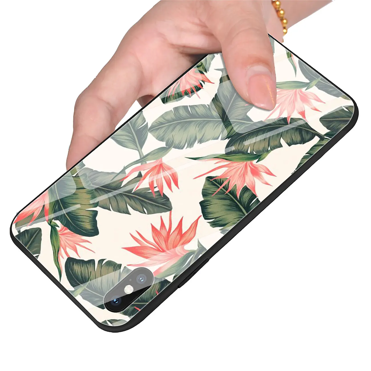 Чехол для телефона из закаленного стекла Lavaza Peony Sunflowe Rose Daisy Pink Flower для Apple iPhone XR XS Max X 8 7 6 6S Plus 5 5S SE