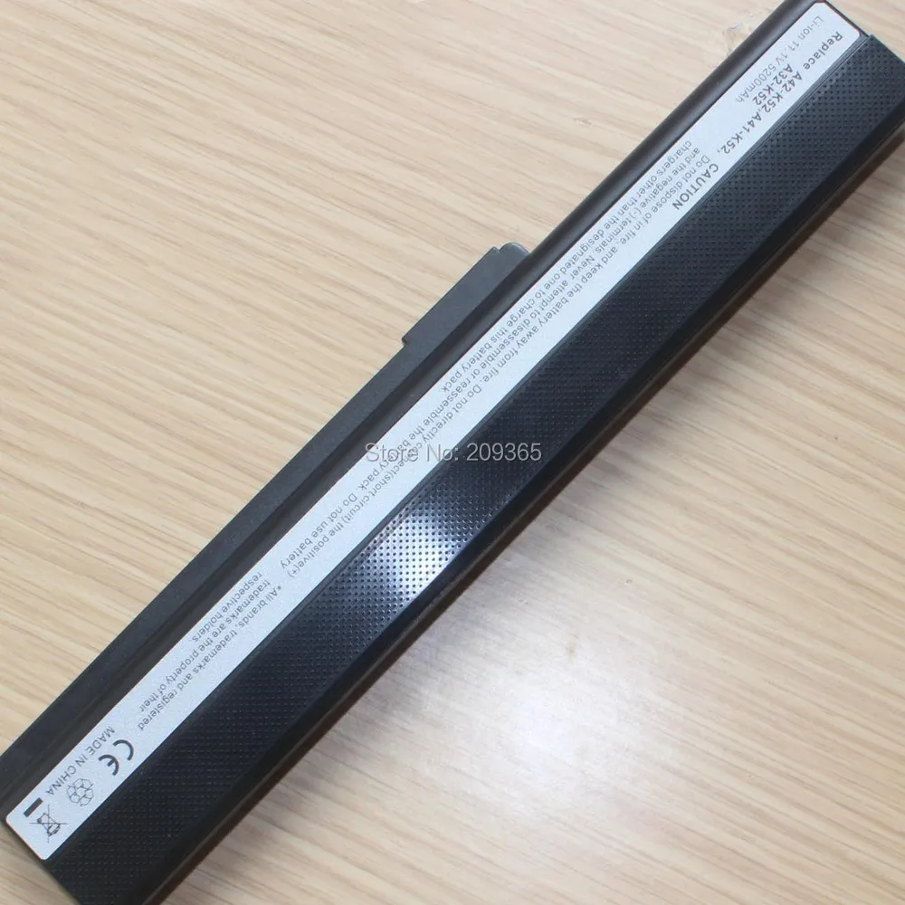 Secial цена 6 Cell Батарея для ASUS K52 Аккумулятор ноутбука Ной A31 K42 A32 A41 A42 Бесплатная