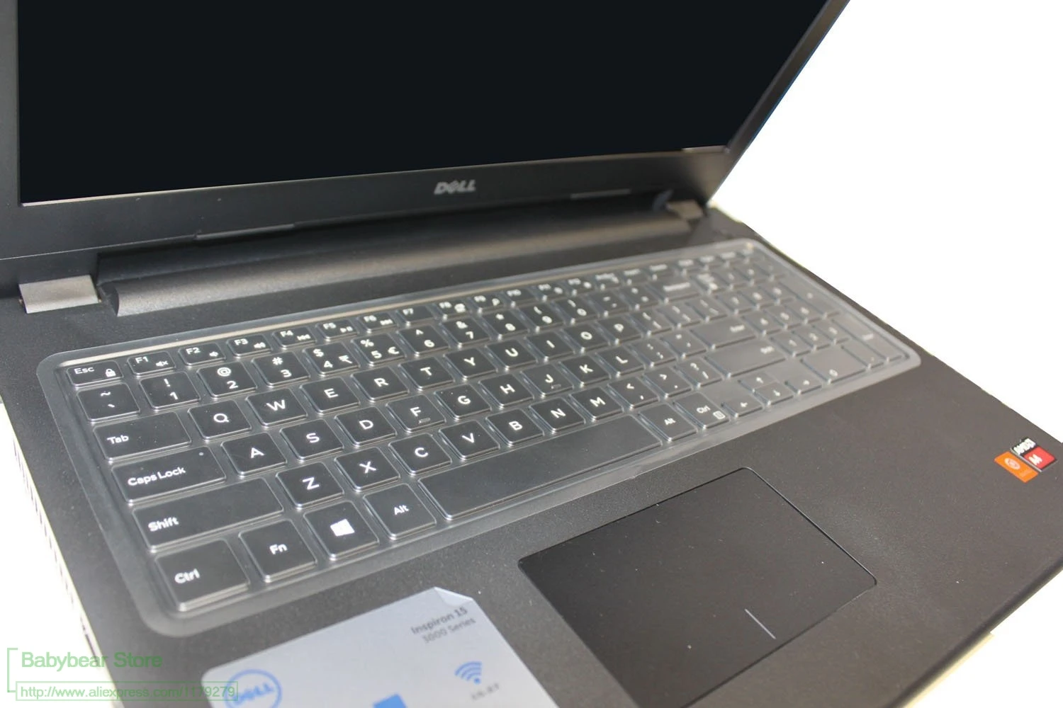 15 6 прозрачная клавиатура из ТПУ для ноутбука защитный чехол Dell Inspiron15 3000 series 5000 2014