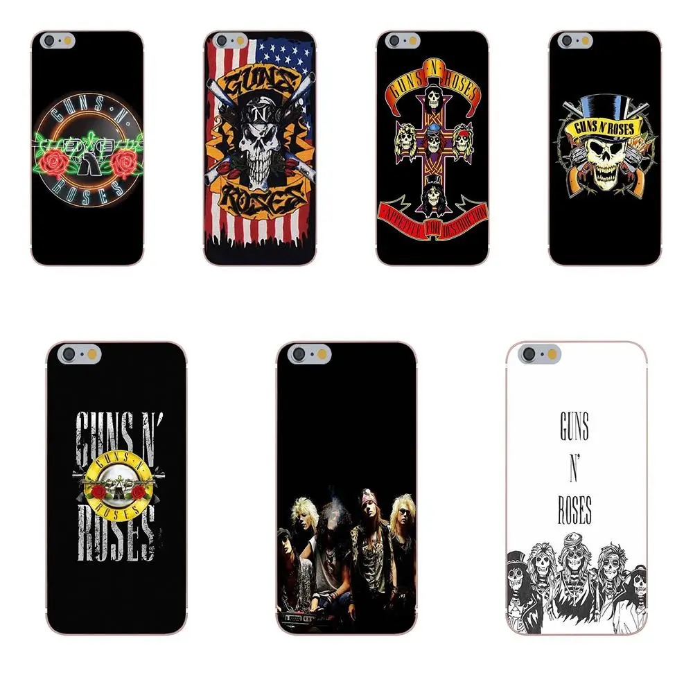 Oedmeb Guns N Roses Мягкая Милая кожа для Samsung Galaxy A3 A5 A7 J1 J2 J3 J5 J7 2015 2016 2017|Бамперы| |