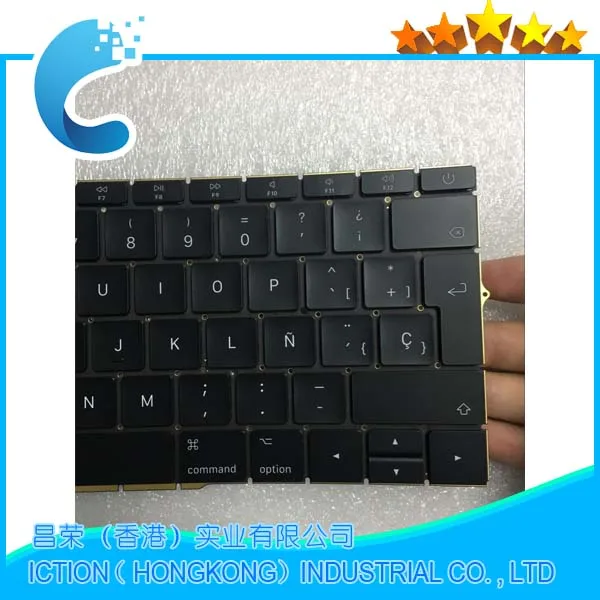 Оригинальный Новый A1708 клавиатура Испания для Macbook Pro Retina 13 ''A1708 испанская
