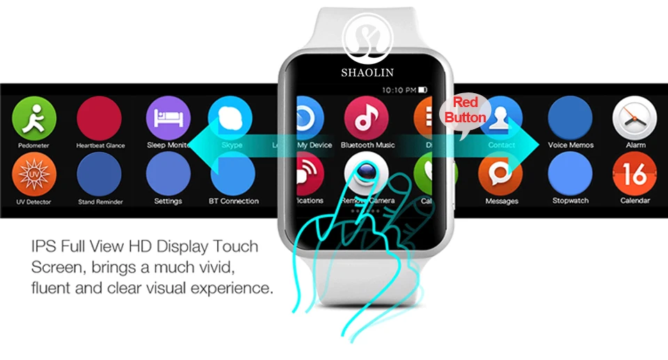 Bluetooth Смарт-часы серии 4 Смарт-часы чехол для Apple iOS iPhone Xiaomi Android смартфон samsung Apple Watch(красная кнопка