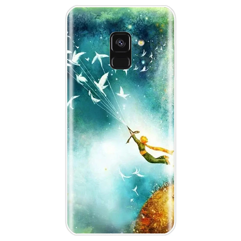 Чехол из ТПУ с изображением Маленького принца и лисы для Samsung Galaxy A5 A7 A8 2015 A3 2016 2017 A9