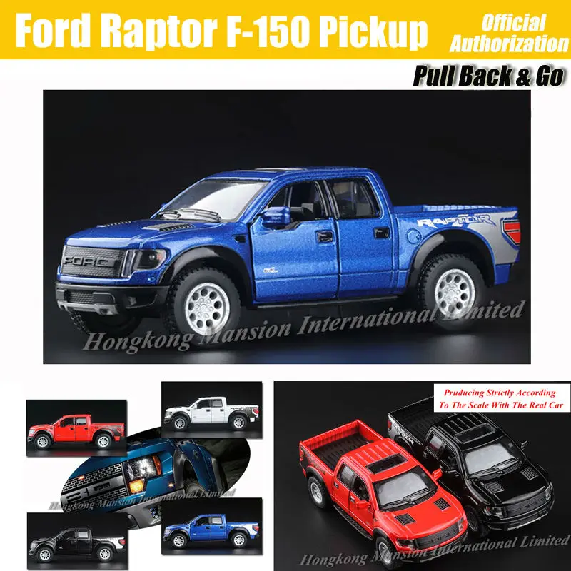 1:46 масштаб сплава металл литья под давлением модели автомобиля для Ford Raptor F 150