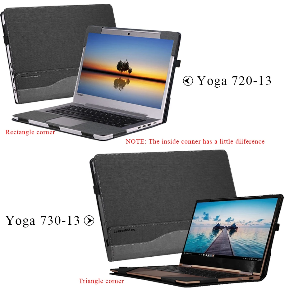 Чехол для lenovo Yoga 730 13,3 дюйма из искусственной кожи для ноутбука lenovo Yoga 720-13 съемный защитный чехол на магните